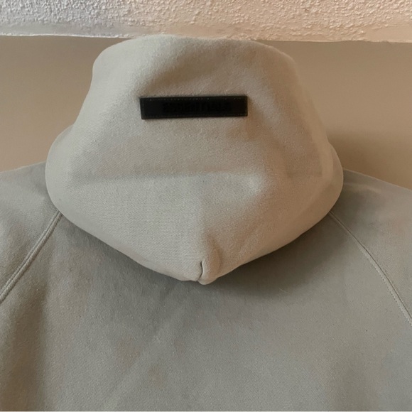 Fear of God Essentials x SSENSE Pullover Hoodie 'Green Concrete' XXS oversized - Picture 13 of 16